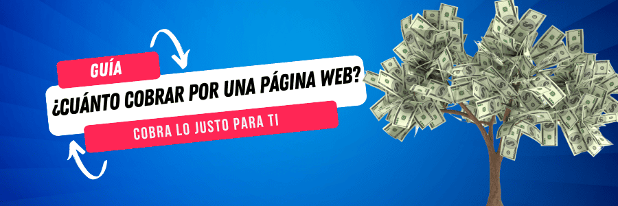cuánto cobrar por una página web guía